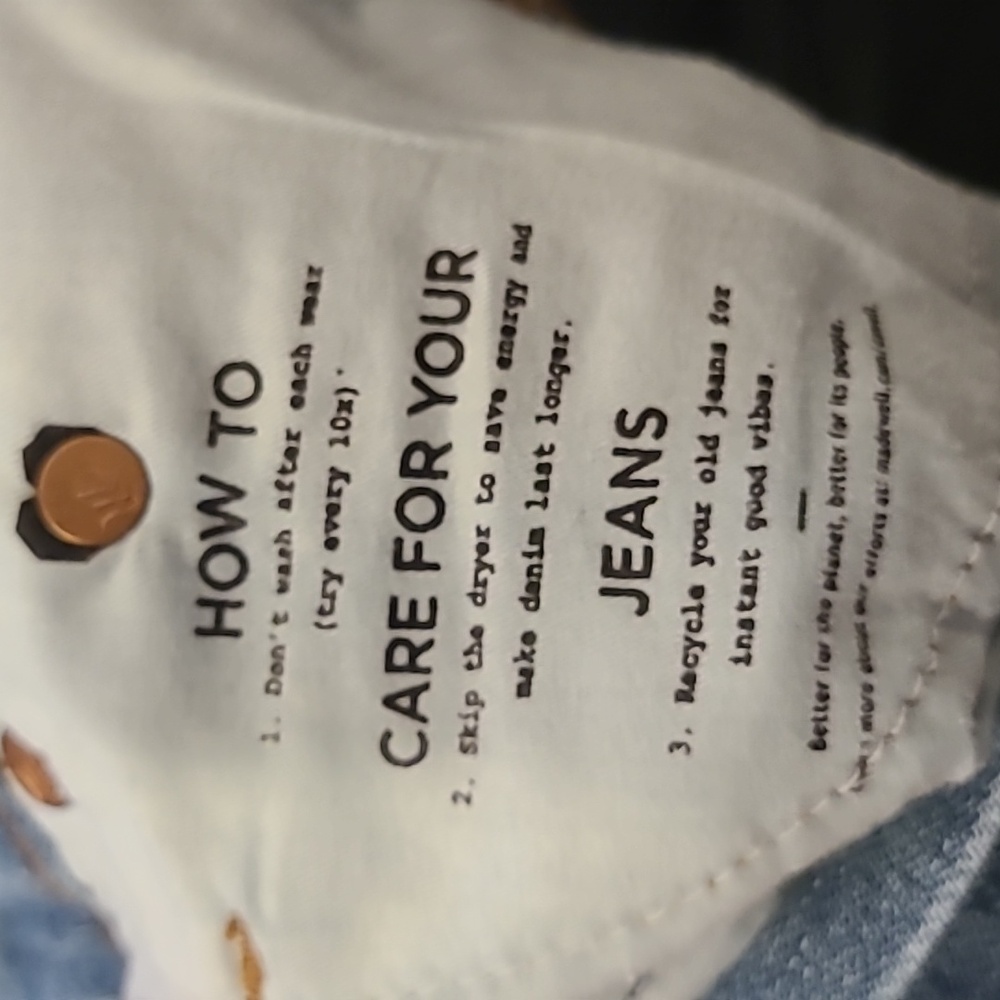 Madewell High Rise Relaxed Denim Shorts Cutoff Light Wash Size 25 - Picture 5 of 5
